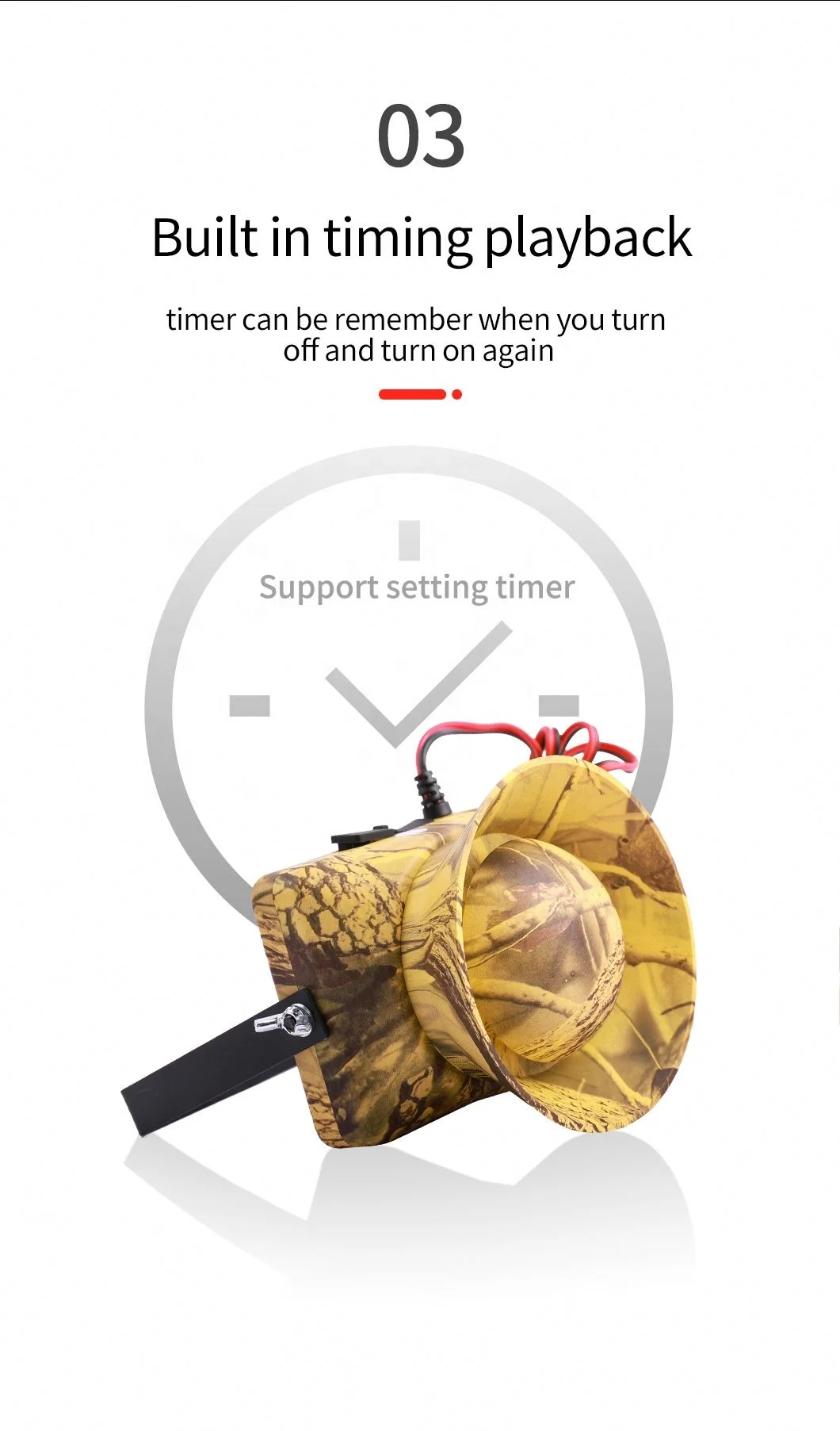 HIgh Quality Factory Wholesale Waterproof Bird caller for Hunting Bird Sound Machine Bird Device with Different Sounds