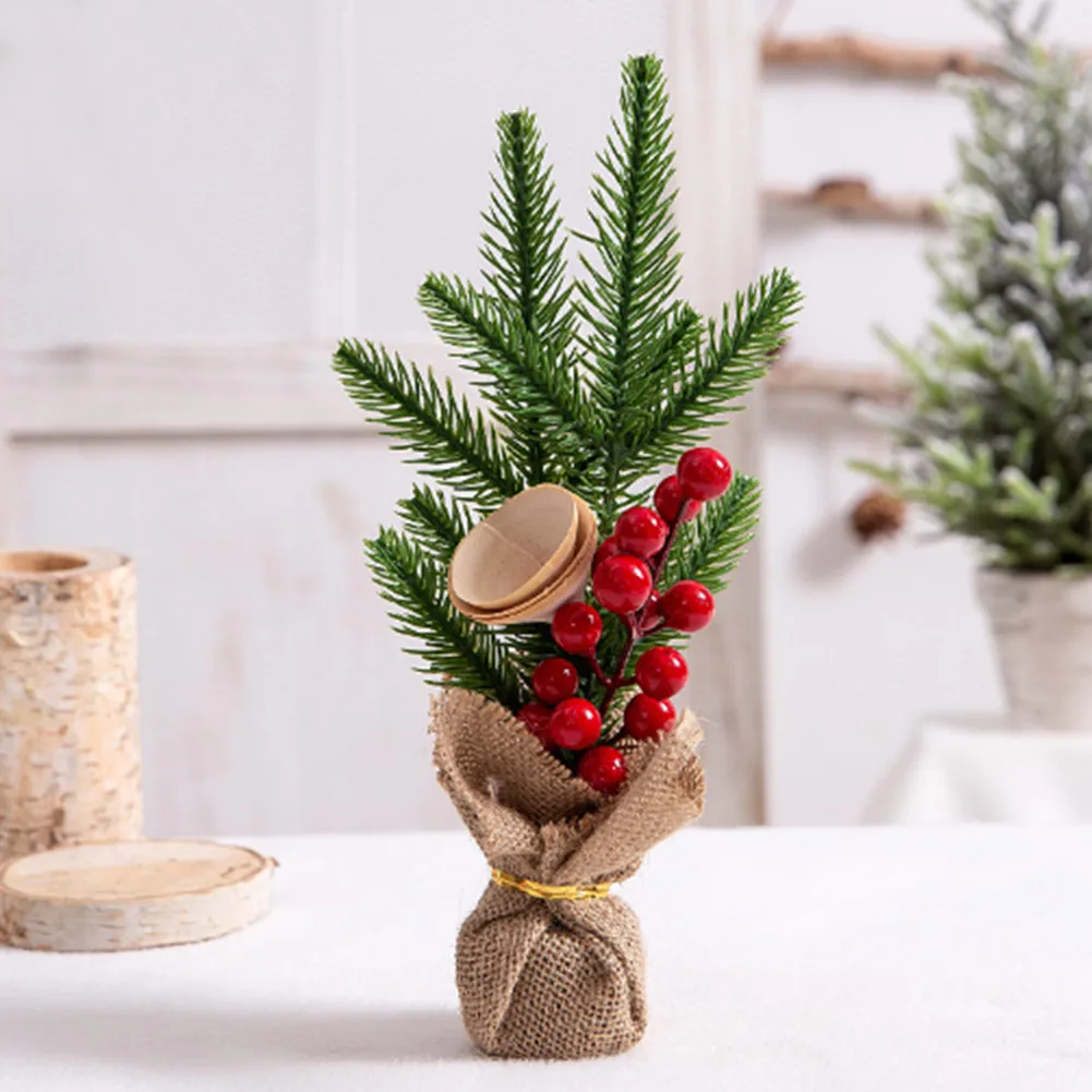 
Christmas Tree Mini Vivid Miniature Model Tree for Home Home Decoration 
