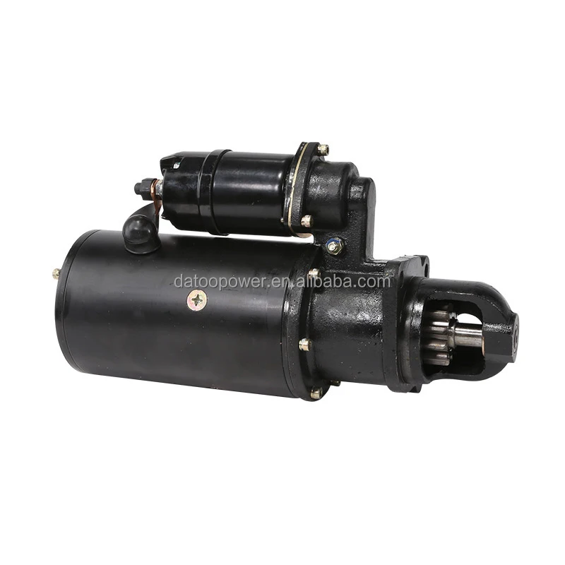 Construction Machinery Shanghai Dongfeng Diesel Engine Parts Starter Motor D11-101-11+A For Engine SC8DK D6114 SC9D220G2B1 SC9DK