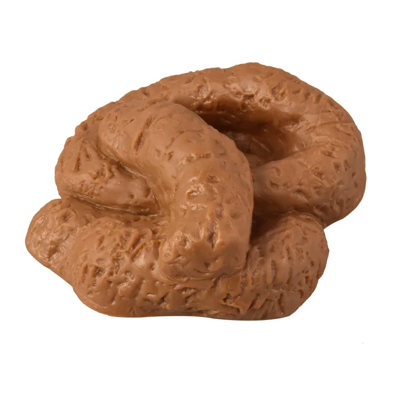 2406 mingzhen poop PVC dog fly bug stink pack disgusting Halloween prank toys