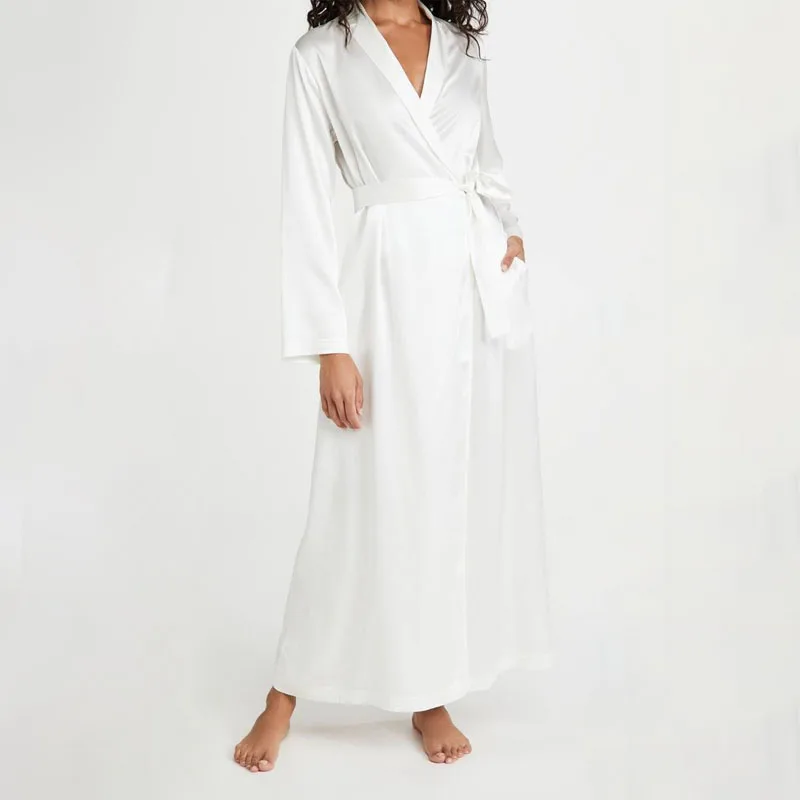 OEM Knee Length Shawl Collar Acrylic Thermal Organic Bamboo Bath Robe