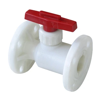 pvc flange ball valve for different size from china