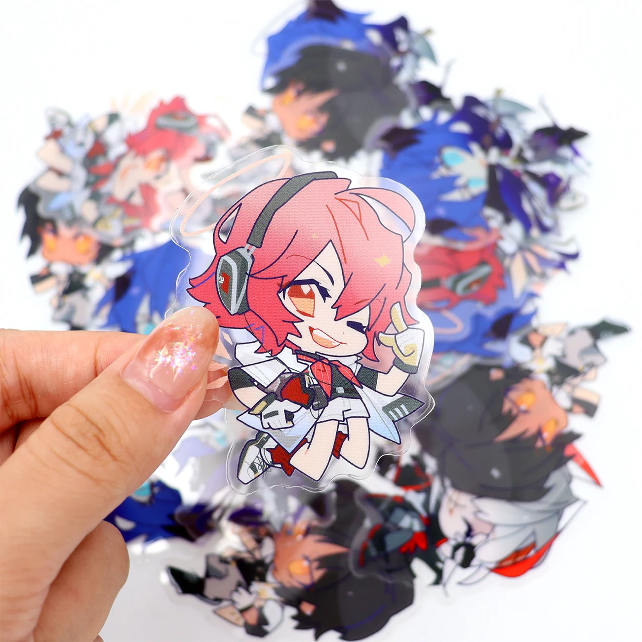 Hot Sale Adhesive Stickers Die Cut Logo PVC Waterproof Custom Printed Anime Vinyl Sticker