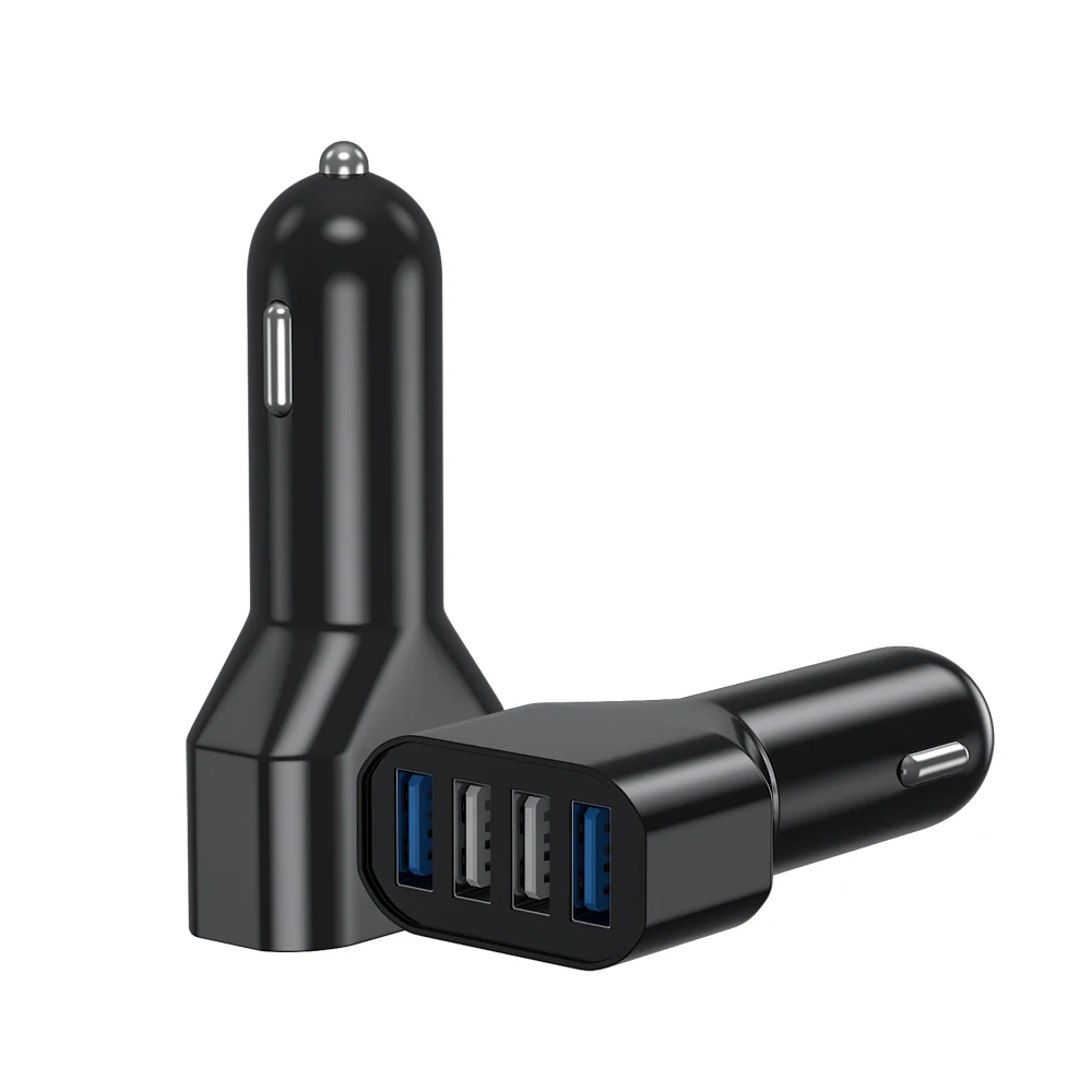 4 port USB car charger with 2 port QC 3.0 quick charger 48W car charger for smart phone