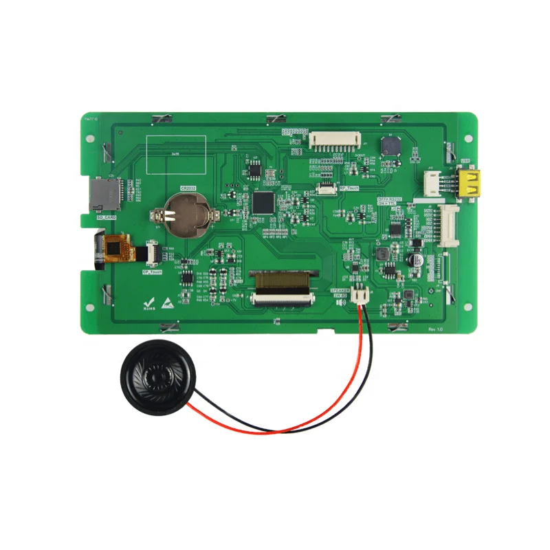 DACAI 7 inch 800*480 DACAI  Hot Sale TFT LCD Display  HMI LCD Modules Resistive Capacitive Touch