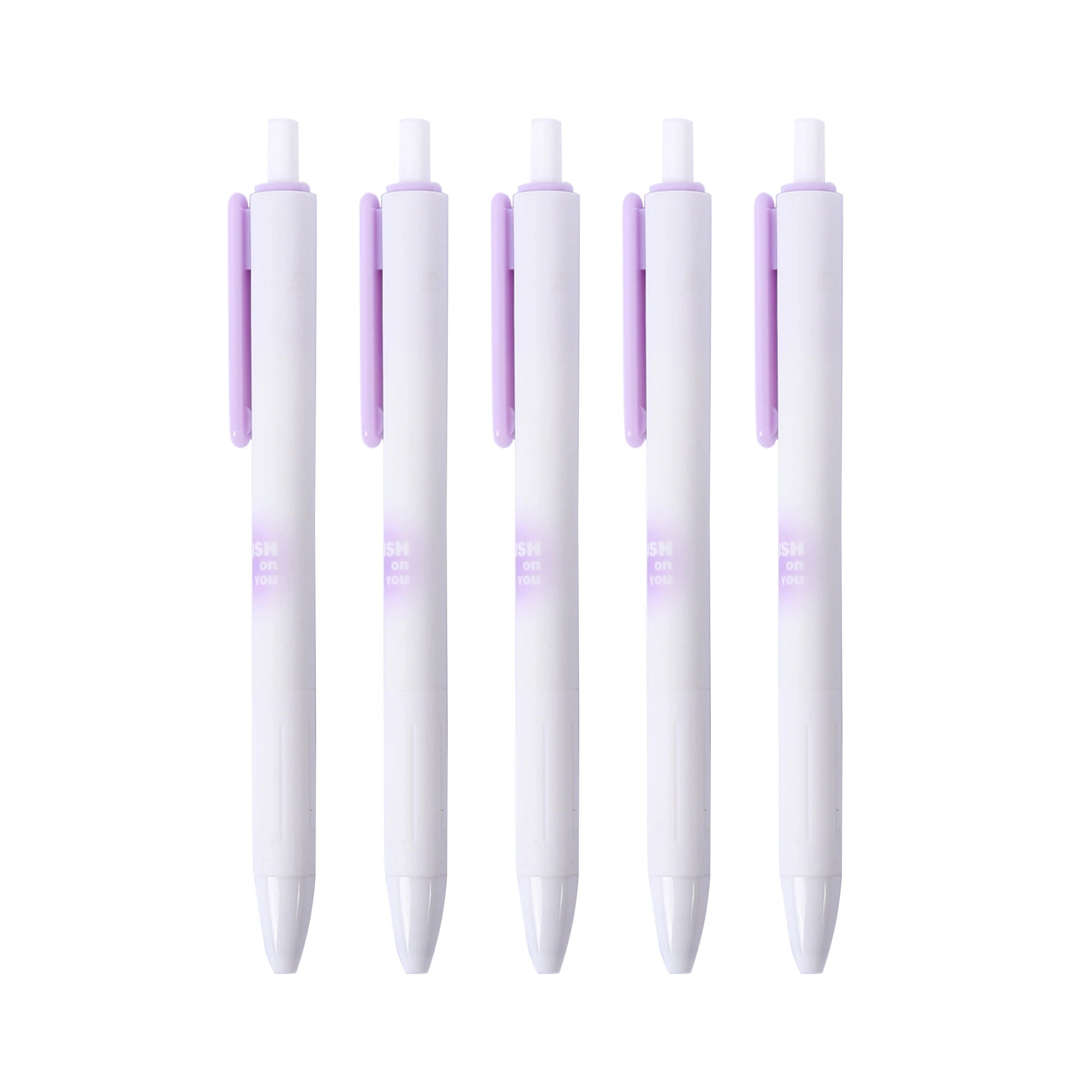 OEM wholesale Gel Pens Smooth Writing purple Cute Pens Students Gift School Supplies Children Kawaii ballpoint Pen