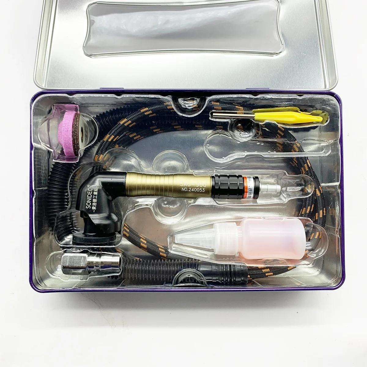 SONIDEC Pneumatic Grinders Die Grinder Crankshaft Polishing Machine SAG-450 SAG-900 SAG-A450 Inner Hole Flat Surface Grinding