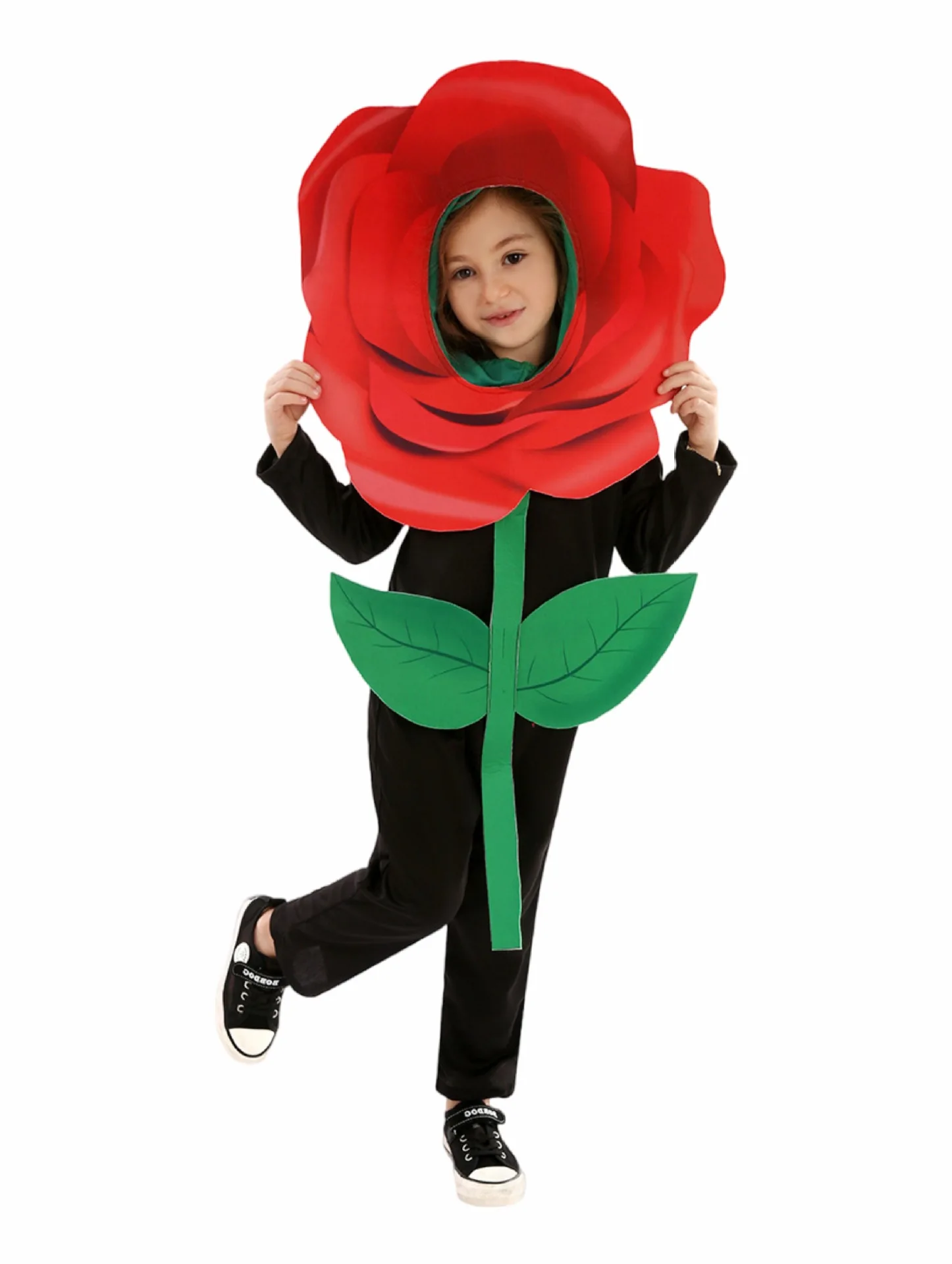 Halloween Costumes Sunflower Cosplay School Performance Show For Kids Boys Girls Sun flower Plant Cosplay Costumes