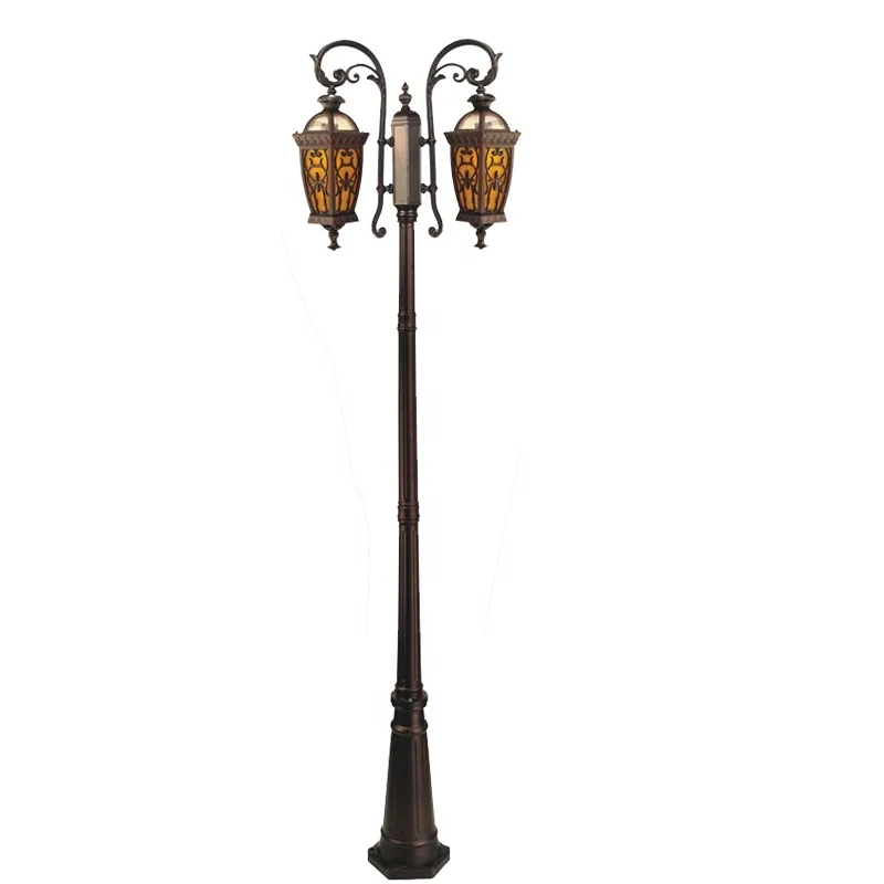 European style large outdoor garden lamp waterproof IP54 outdoor street lamp for landscape lighting of parks and villas