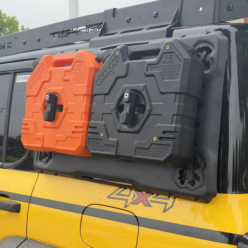 7.5L 1.8Gal Easy Carrying Plastic Oil Drums Handle Bucket For Vehicle Motorcycle 4X4 Offroad Pickup
