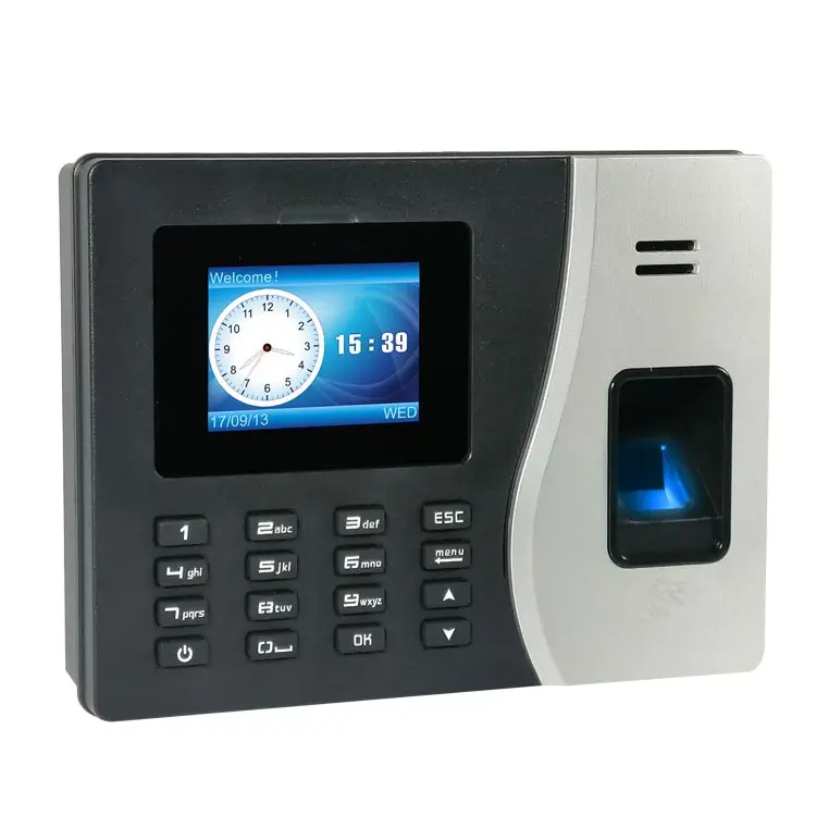 Web based Cloud door access RFID card fingerprint recognition wifi biometric time attendance system