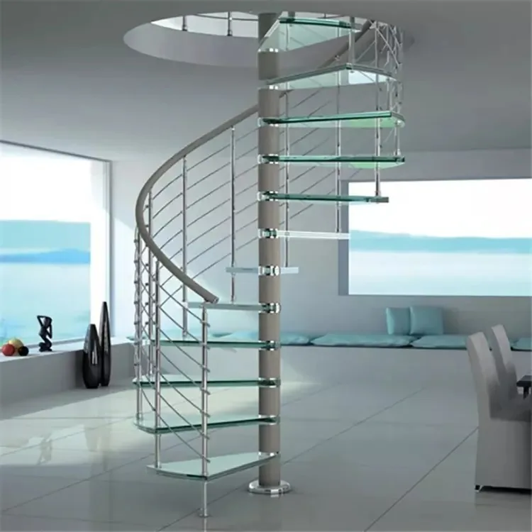 Комплект Винтовой Лестницы для виллы, круглая внутренняя стальная и деревянная чердака, спиральная лестница, Центральная лестница