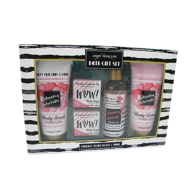OEM China supplier wholesale luxury bath gift sets for body