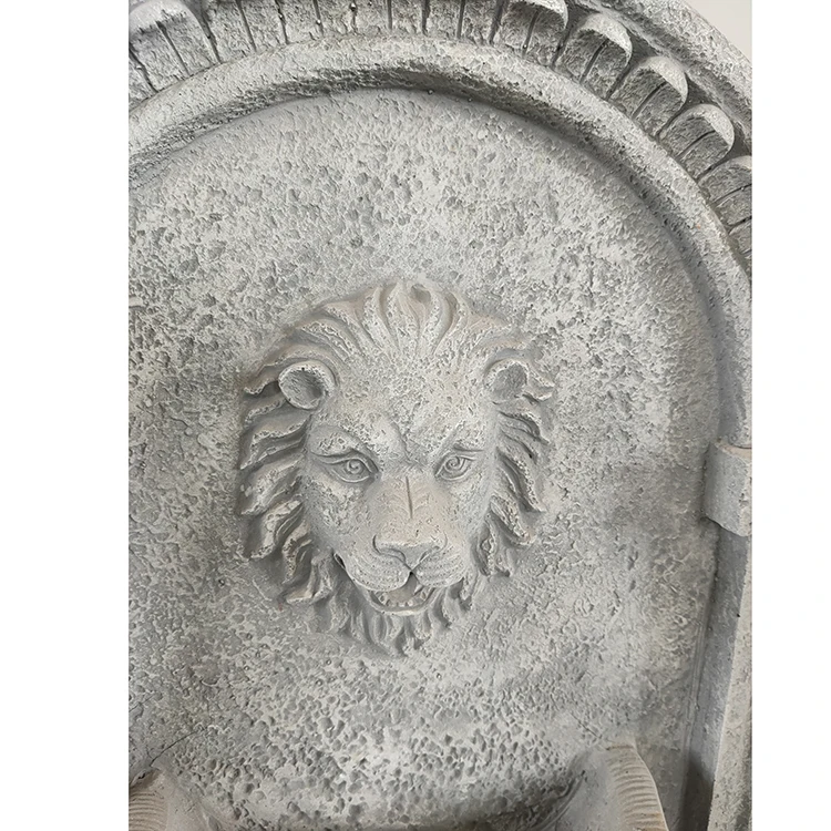 Outdoor Modern Solar Pot Resin Wall Water Fountain