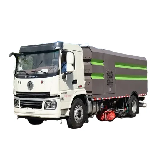 SHACMSAN 16CBM High Pressure Washing Self Cleaning Road Sweeper Truck