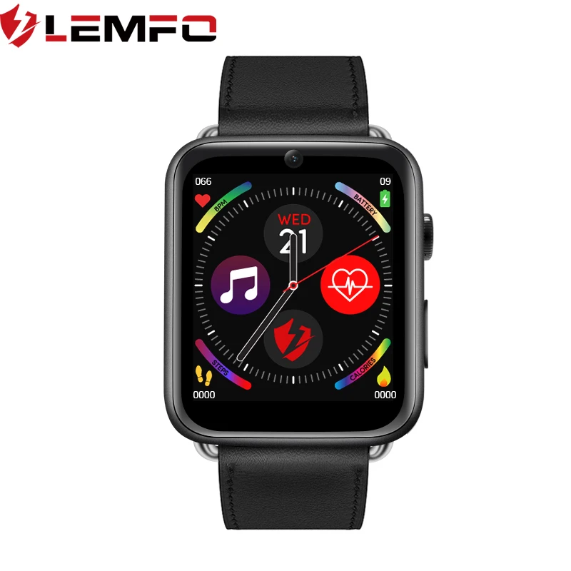 LEMFO LEM10 1G+16G Android 7.11.88 Inch 360*320 Screen GPS WIFI 780mah Battery 4G Smart watch with Heart Rate Pedometer