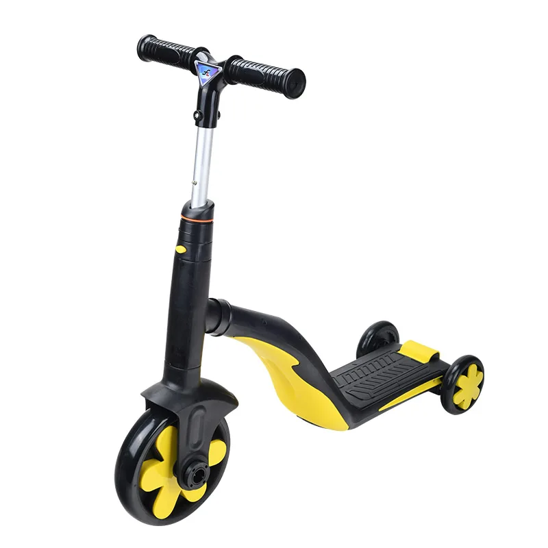 Cheap New Design Kids Plastic Flexible 3 in 1 Scooter with Reversible Seat Adjustable Height Kids Kick Scooter