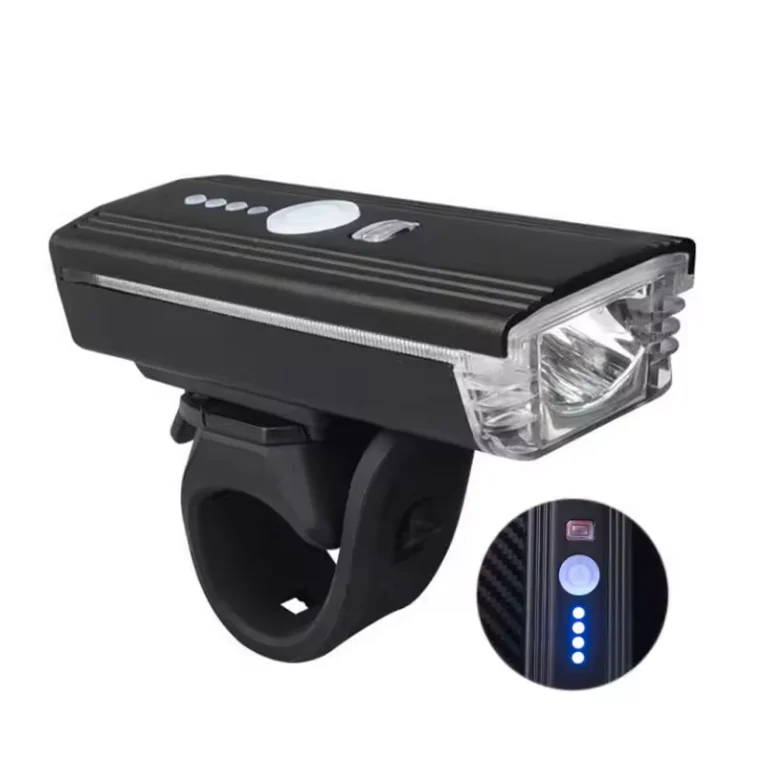 High quality aluminum alloy bicycle lamp waterproof bike front lamp with horn durable bicycle LED front light