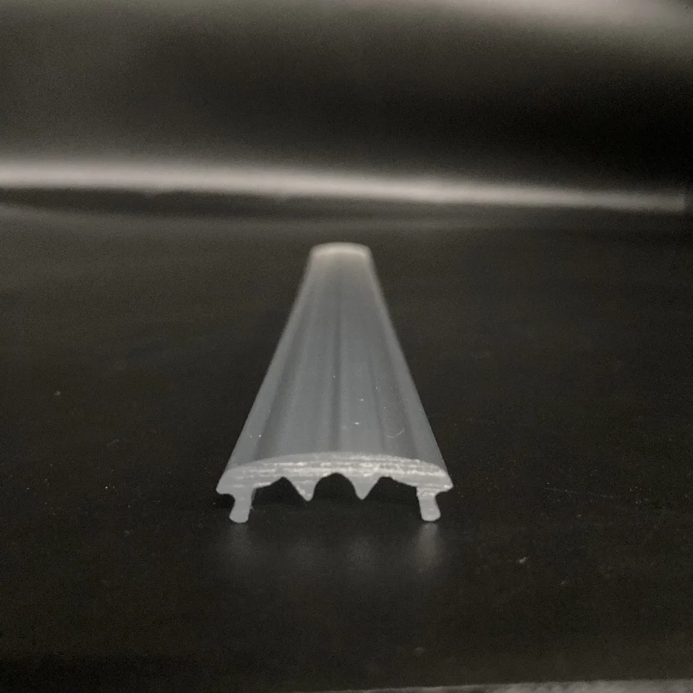 Mini Aluminum Frame Extruded Profile Silicone Diffuser For Led Strip Lights