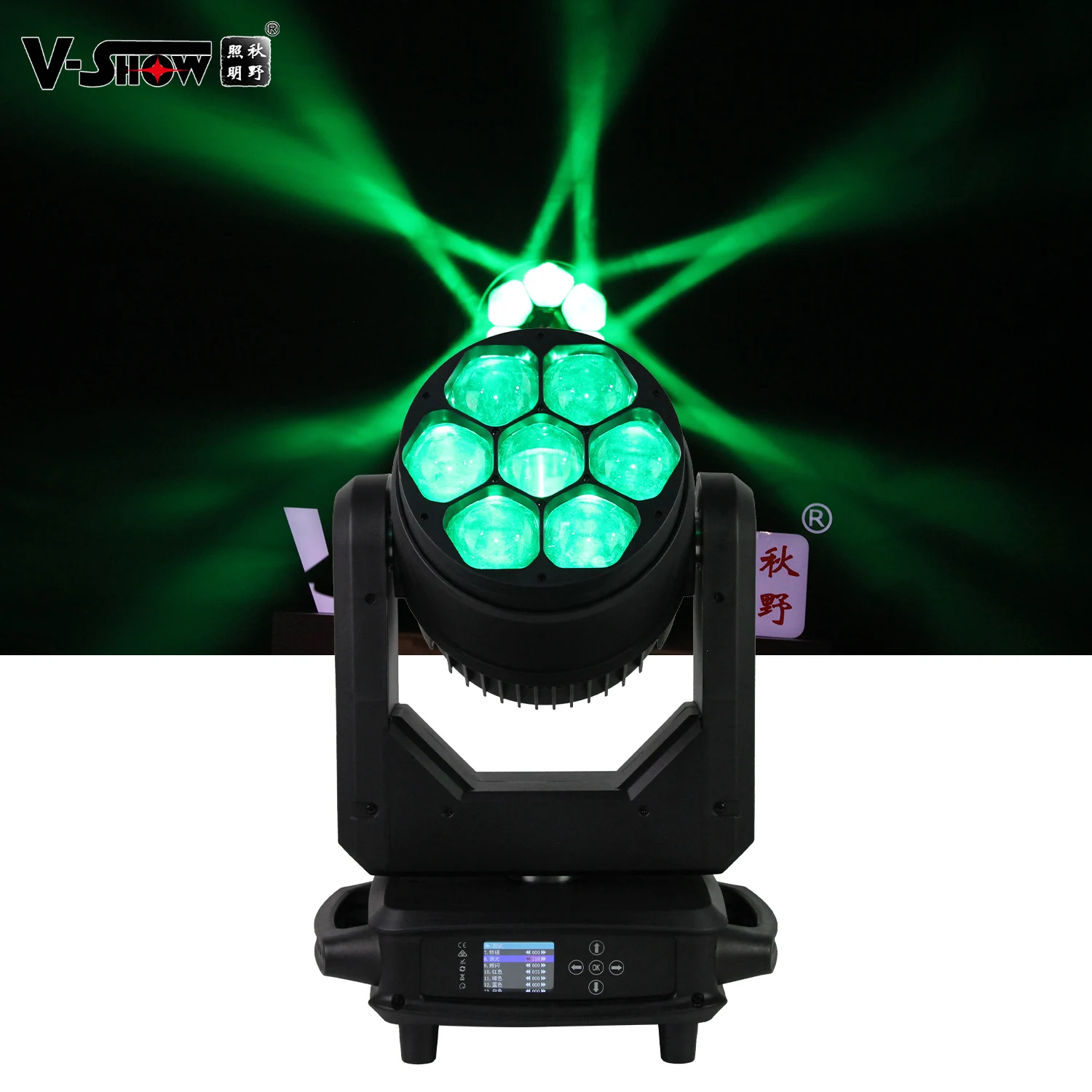 VSHOW R740L 740 B-EYES  Moving Head R SERIES Splash 7L 7pcs 40W RGBW 4 IN 1 LED Stage Lighting Dj Light Theatre Club