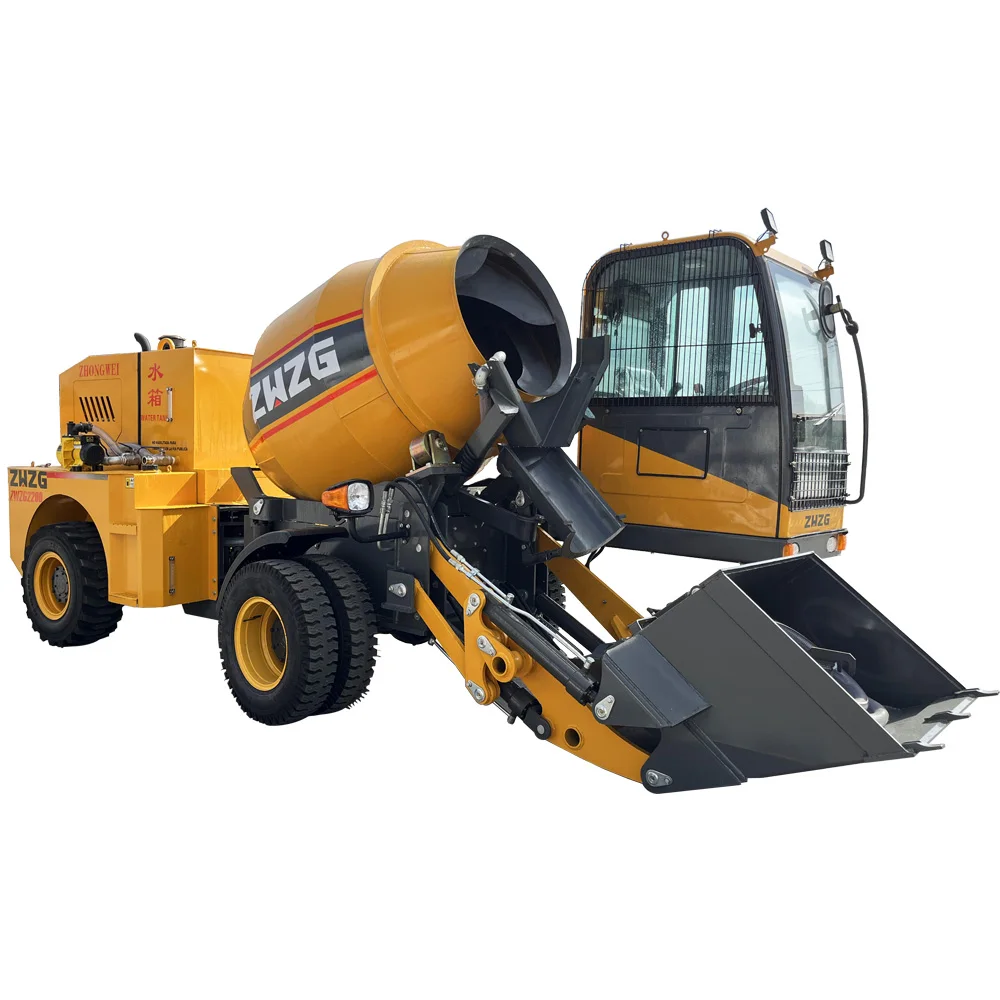 1.5cbm Self Loading Cement Mixing Mini Mobile Concrete Mixer Truck factory price