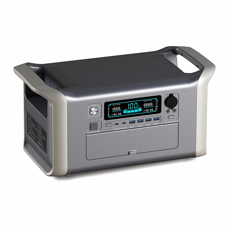 Bi Directional Inverter  Portable Power Station 1000w 110v 220v All In One Home Portable Solar Power Generator