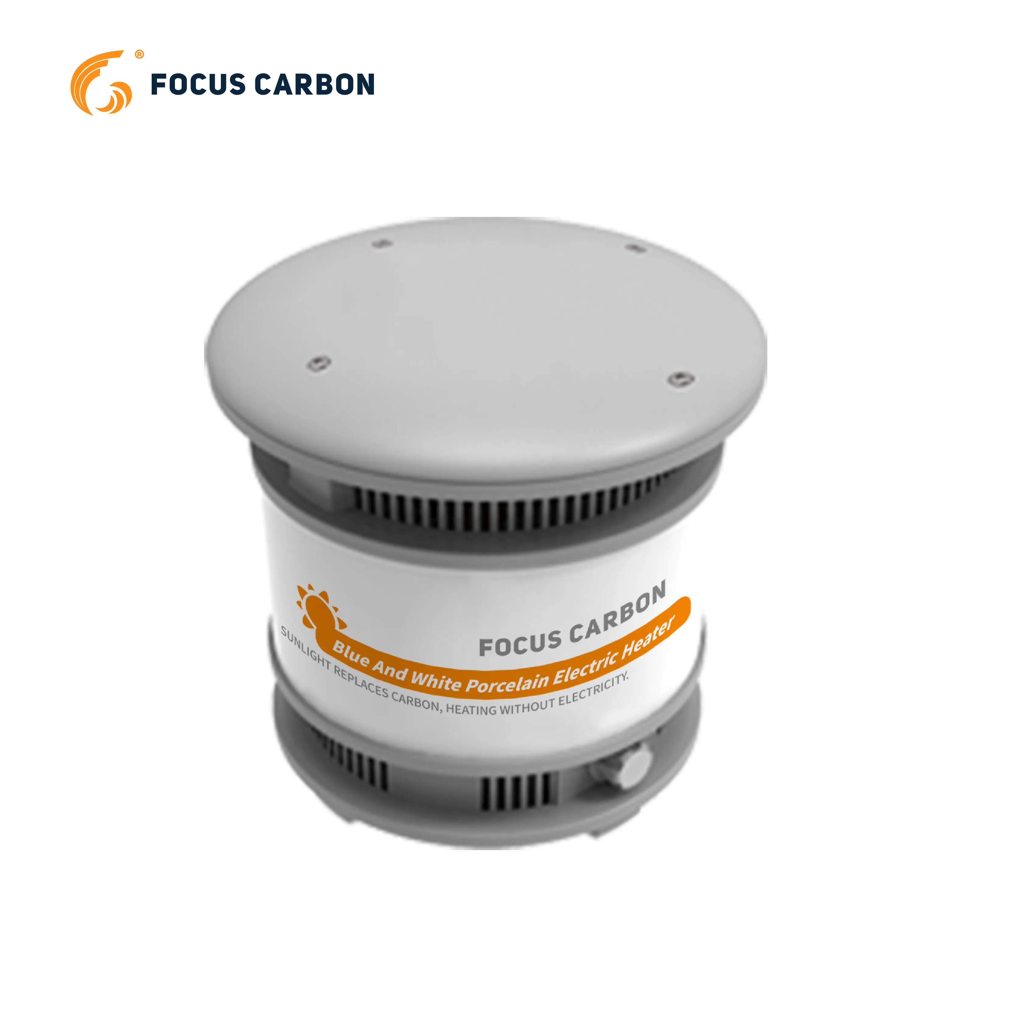 Focus Carbon Reliable&proven Blue And White Porcelain Electric Heater  Low Noise Operation