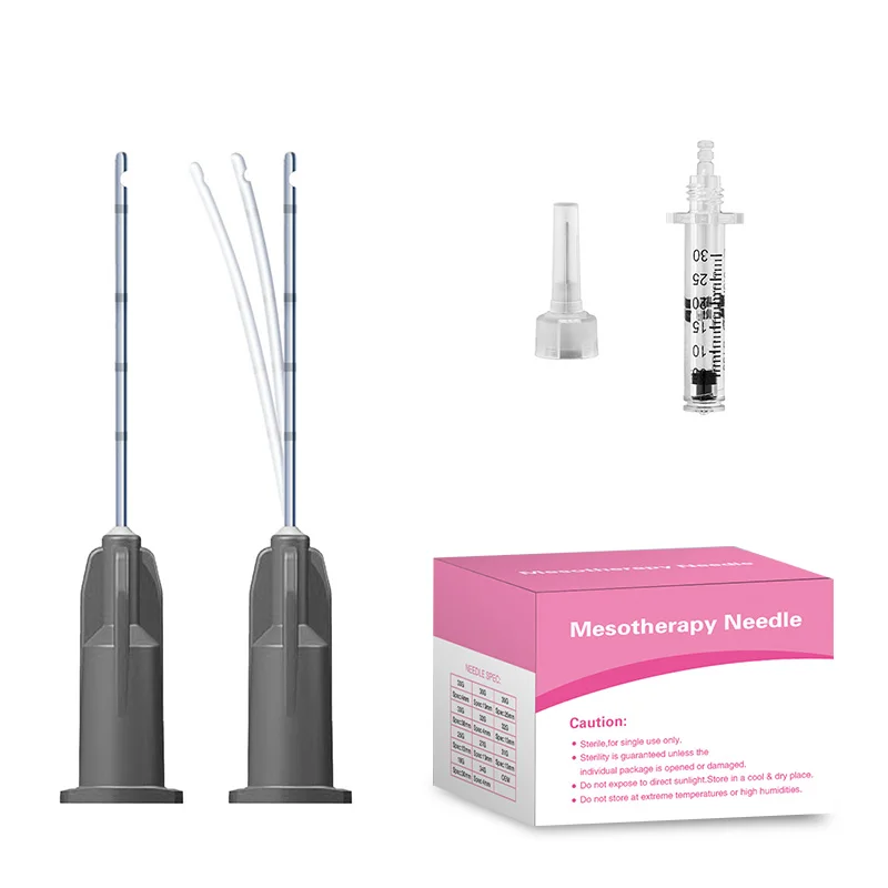 Factory supply medical disposable blunt tip micro cannula needle 18G 70mm for injectable hyaluronic acid