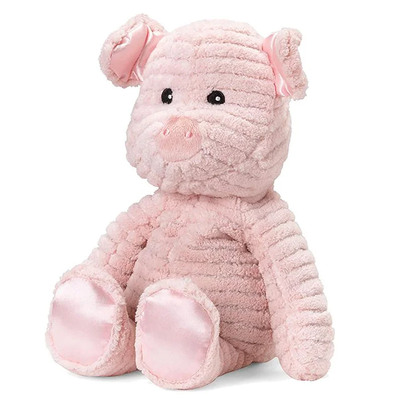 Design custom microwavable animal plush doll lavender scented stuffed hippo toys for kids