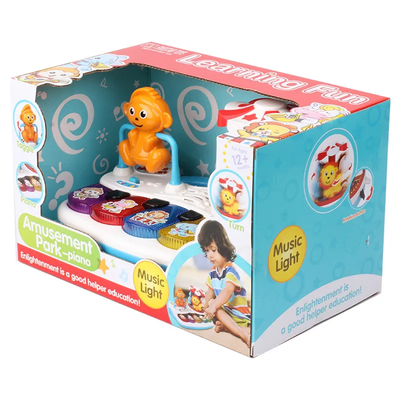 FiveStar Piano Toy Light Up Music Baby Toys for Early Learning Educational Keyboard Infant Gift for Boys Girls Kids