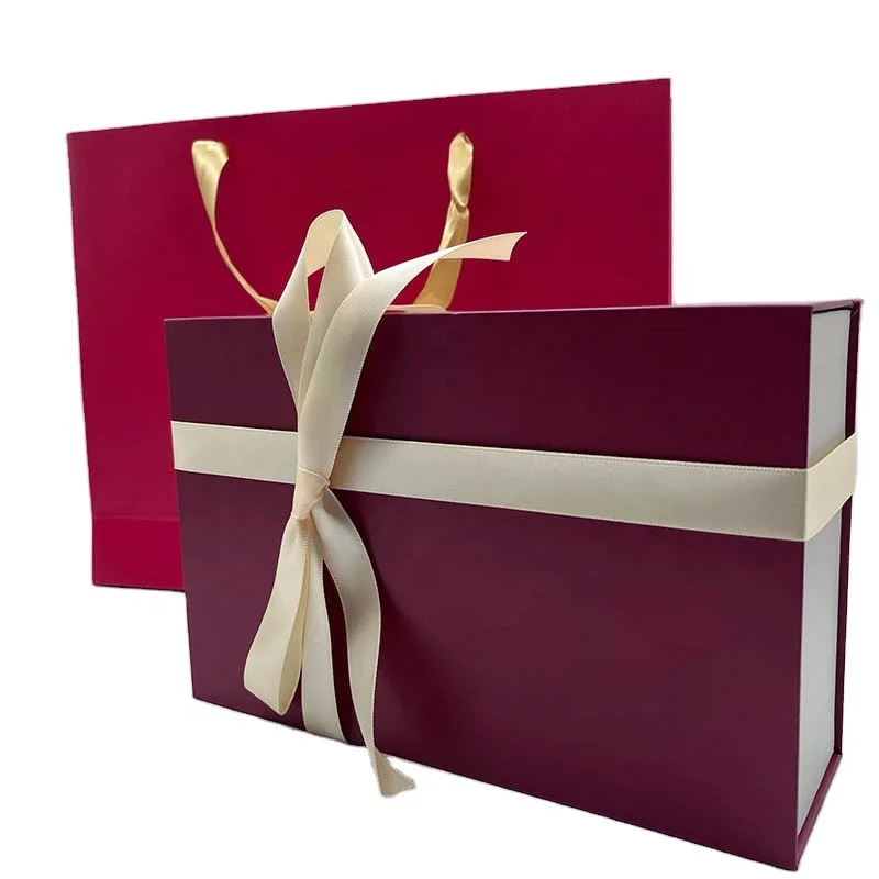 unique small candy paper gift boxes set decoration magnet christmas box