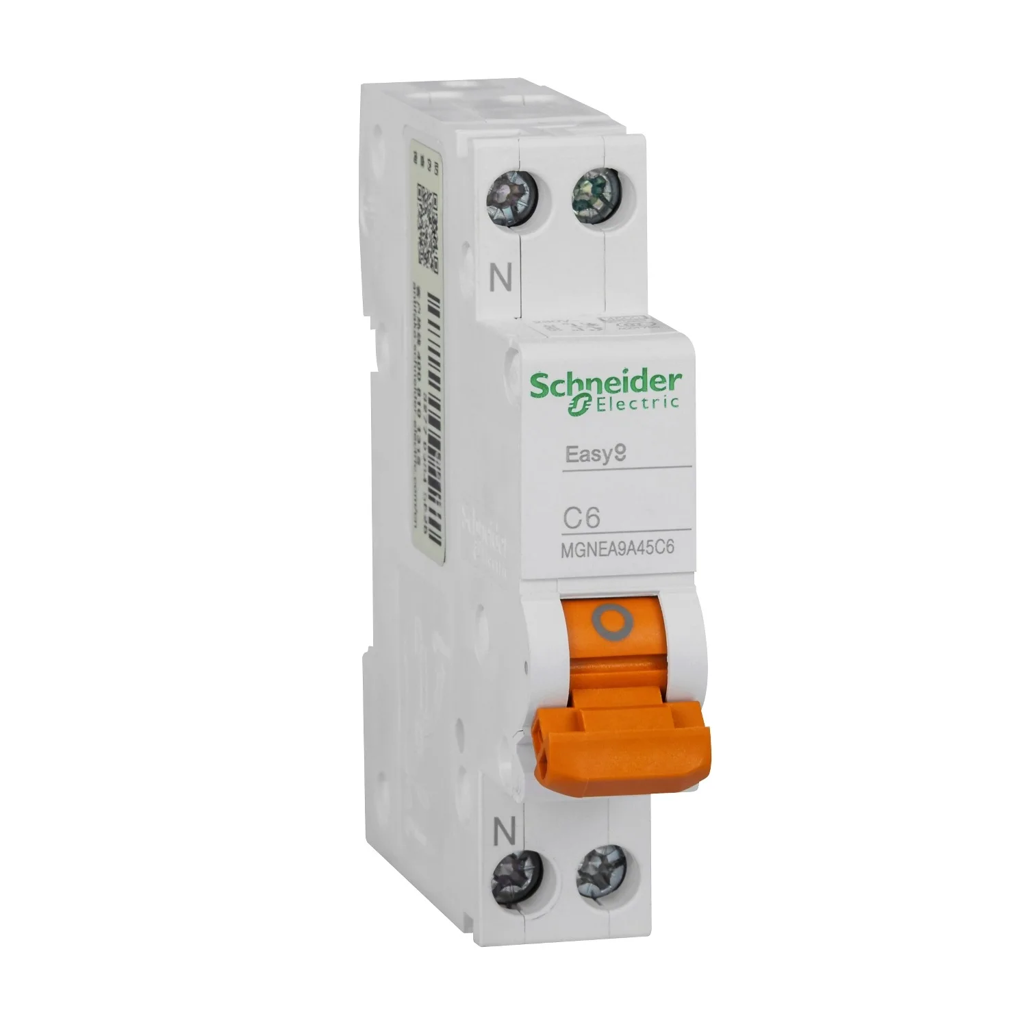 Phase Line Neutral Line 1P+N 4.5KA Miniature Circuit Breaker Overload Protector