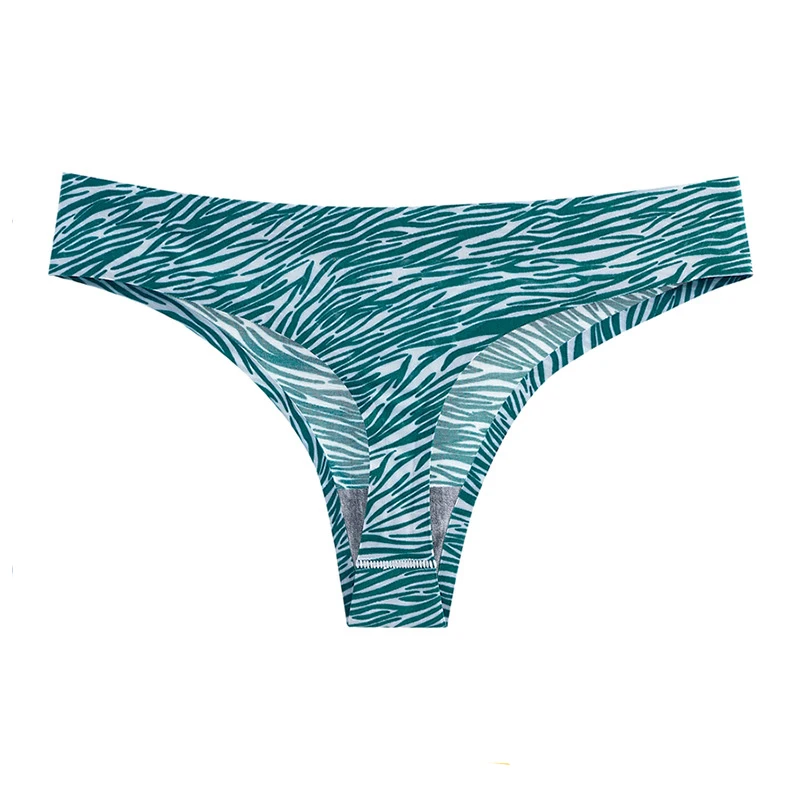 Plus Size 4XL Underpants Undies Satin Tangas Sexis Para Mujer Seamless Ice Silk Thong For Woman Panties