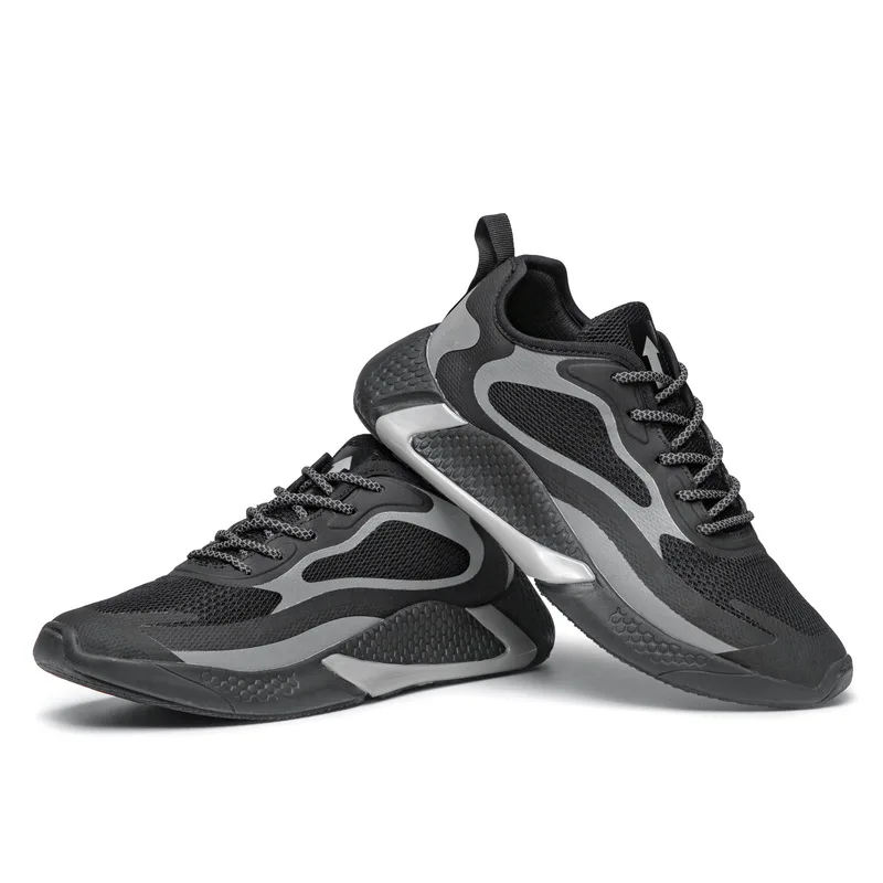 New tech material Factory directly night luminous  men sport shoes customized brand men sneaker men tennis running shoes