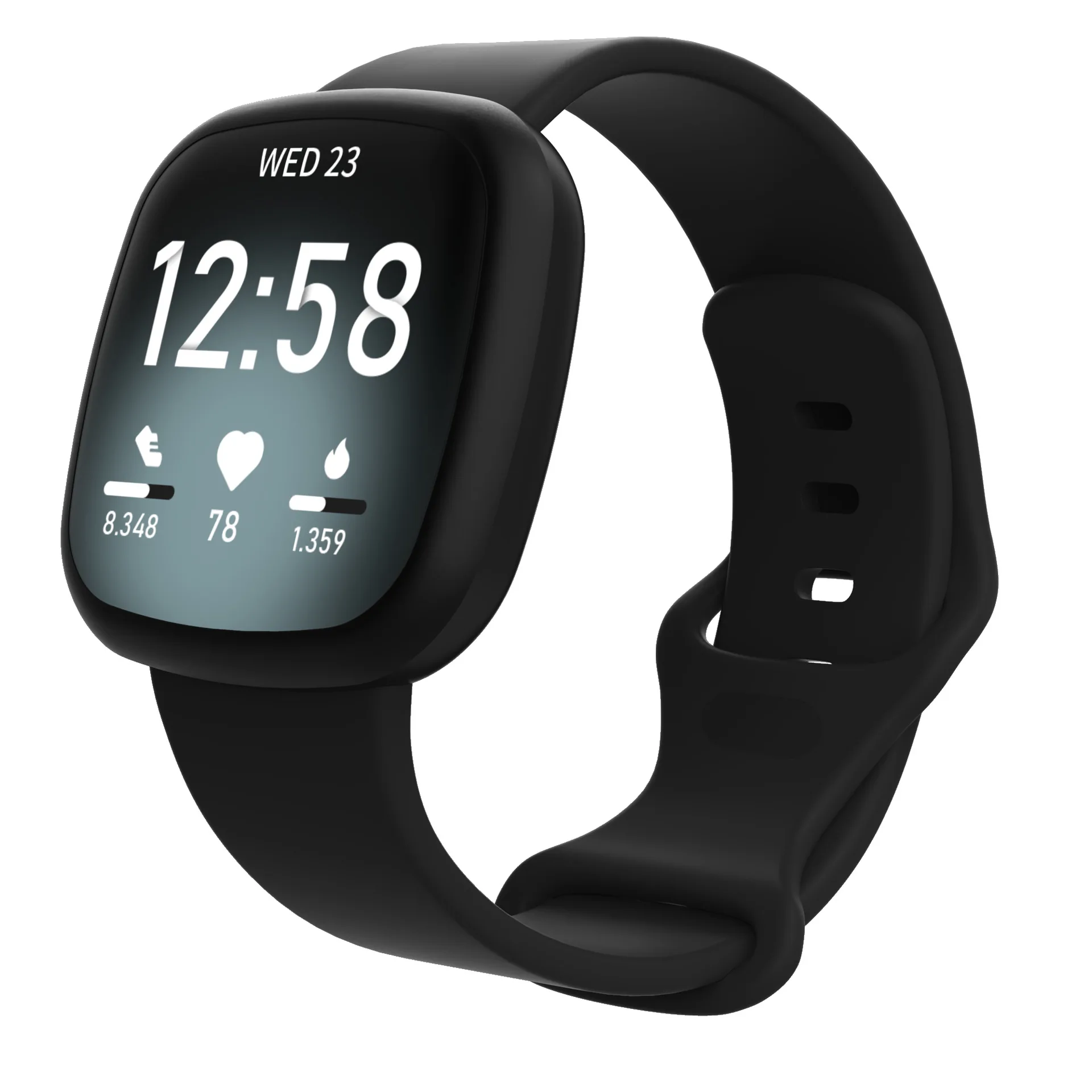 Watch Strap For Fitbit sense 2 Soft Silicone Wrist Band Sport Bracelet Correa Belt For Fitbit Versa 3/4