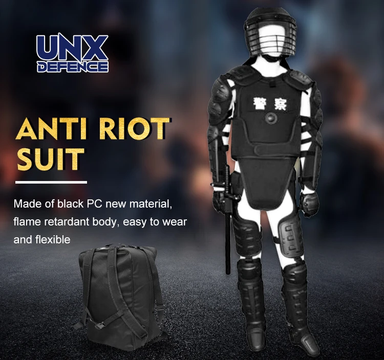 Stab Resistant Full Body Riot Gear Anti-Riot Protection Body Armour Suit