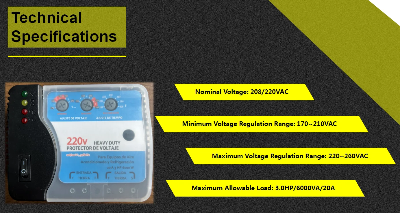 Natural AC Voltage Protector Auto Voltage Regulator Fridge Protector UK Type