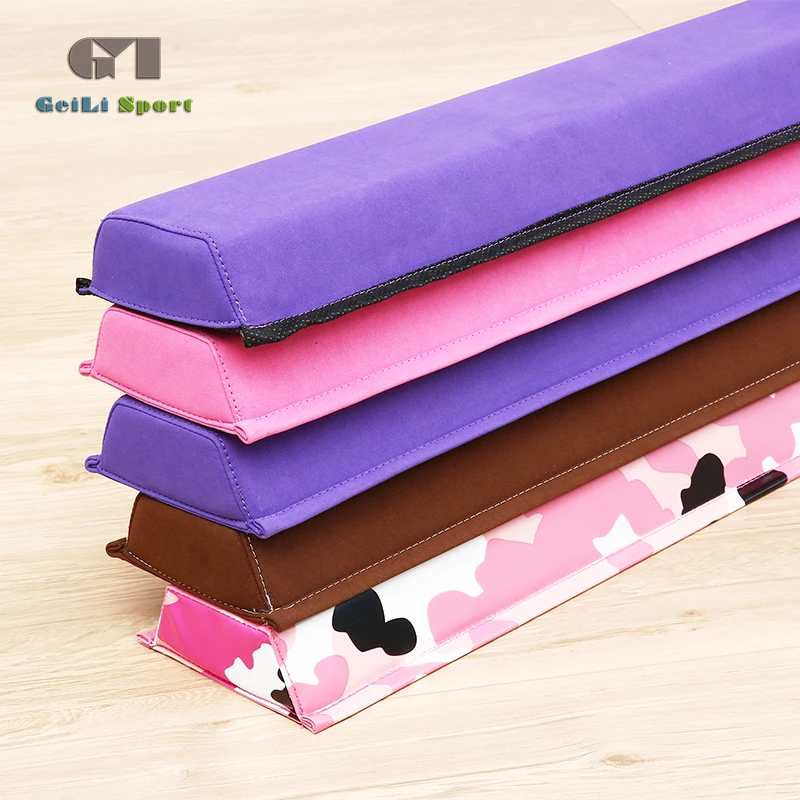 Folding Balance Beam for Kids Anti Slip Base, Suede Cover and EVA Foam for Kids Balance Beam Practice at Home, Gym