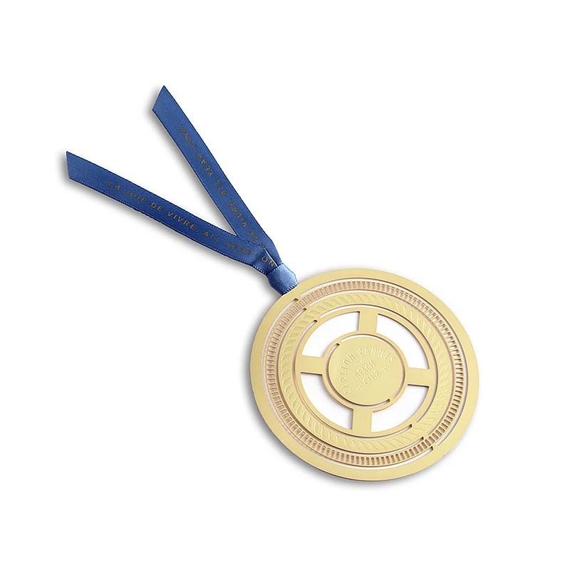 Custom Sublimation Gifts Supplier Gold Plated Brass Metal Bookmarks