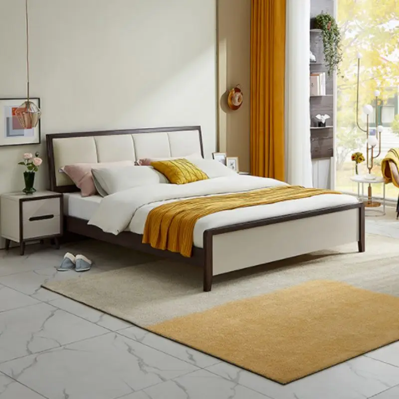 Modern Bedroom Furniture Sets Single King Size Double Wooden Bed Frame