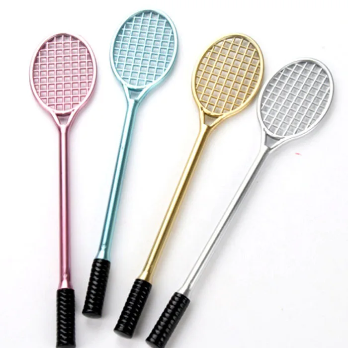 Fashion Cute Cartoon Badminton Racket Pen New Design Roller Ball Pen