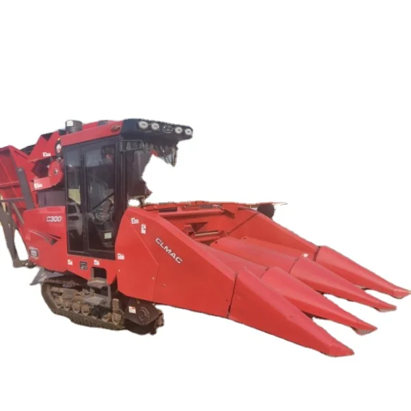 Mini harvester machine for corn harvester with 3 rows crawler wheel mini harvester machinery
