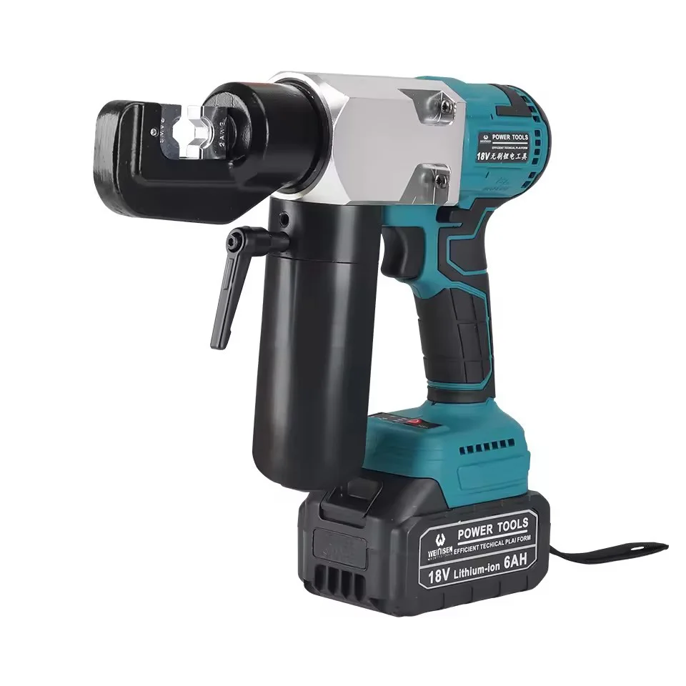 WEINISEN 4-70 sqmm Battery Hydraulic Crimping Tool Al and Cu Cable Clamp Tool