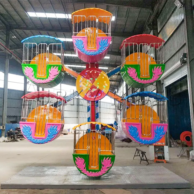 both kids and adults can play small ferris wheel rides for indoor and outdoor playground, theme park rides