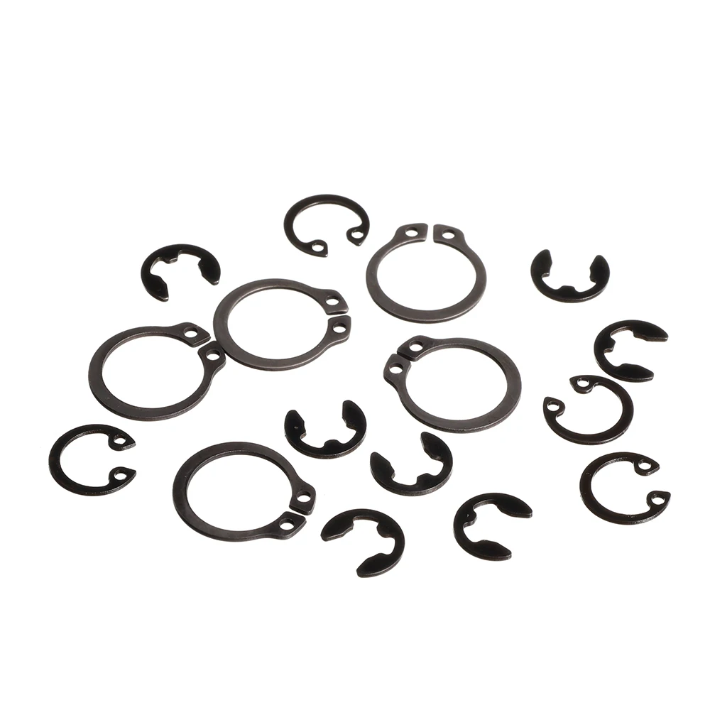 GB DIN Standard 6mm 200mm DIN472 Circling C Type Elastic Retaining Ring Aluminium Stainless Steel Black Silver Snap Ring