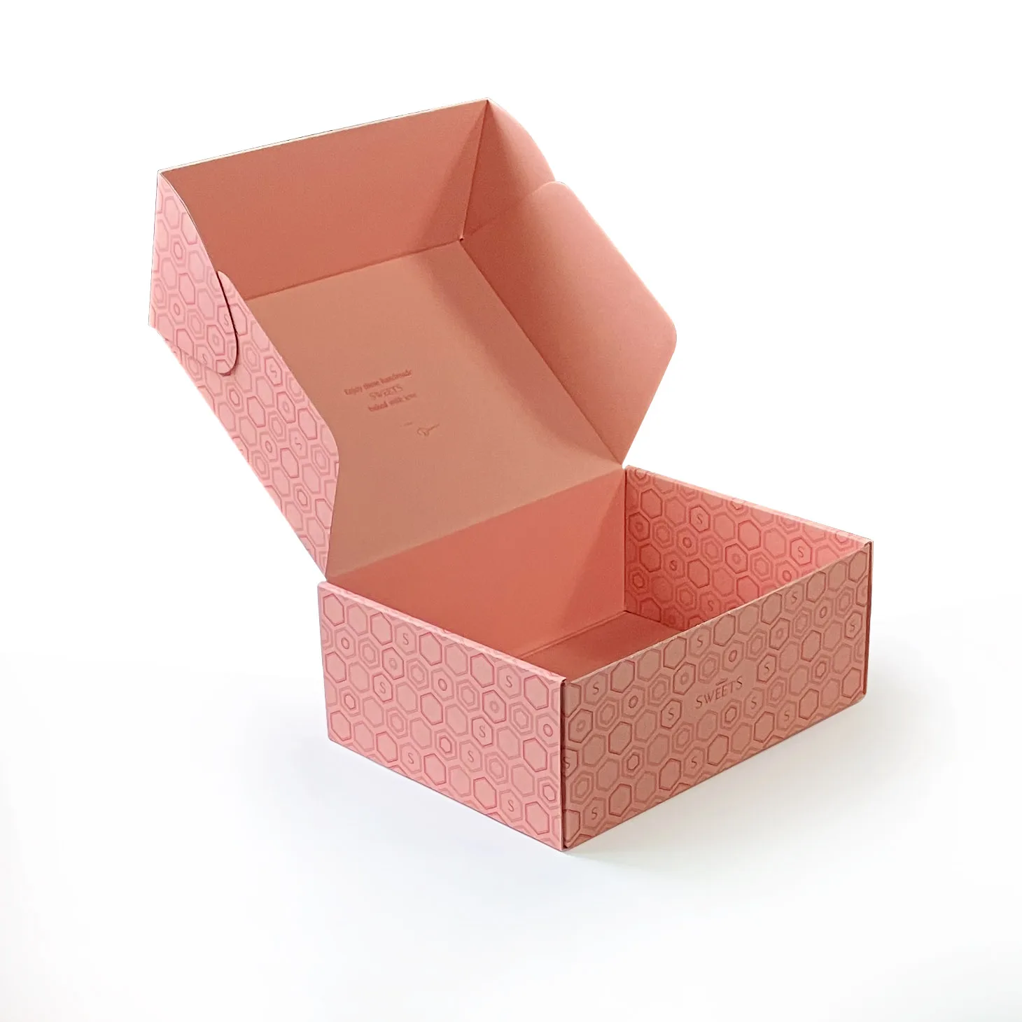 Bakery Box for Cupcakes Pink Cardboard Boxes With Division for Mini Cupcakes Custom Cake Boxes With Logo Packaging