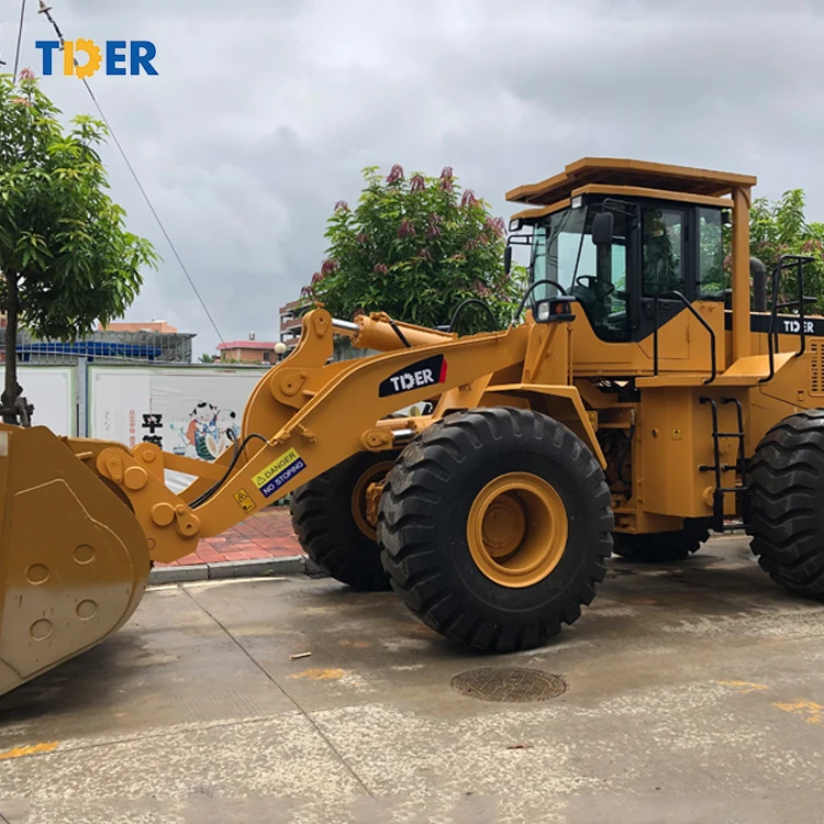 TDER LW800KN New front loader 8000kg 8t 8ton wheel loader with pilot control