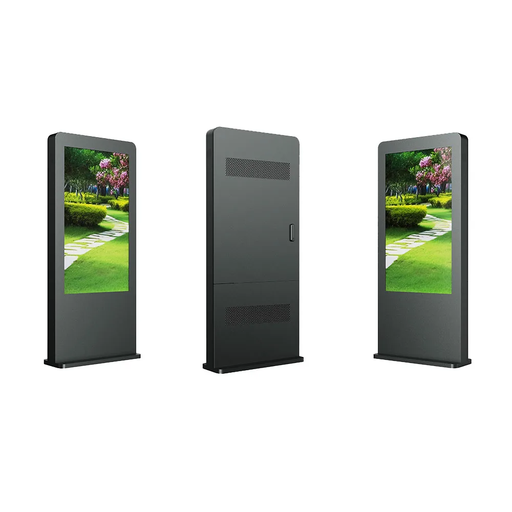 Best Factory Price Outdoor Portable Standing Lcd Display Touch Screen digital signage advertising player street screen kiosk