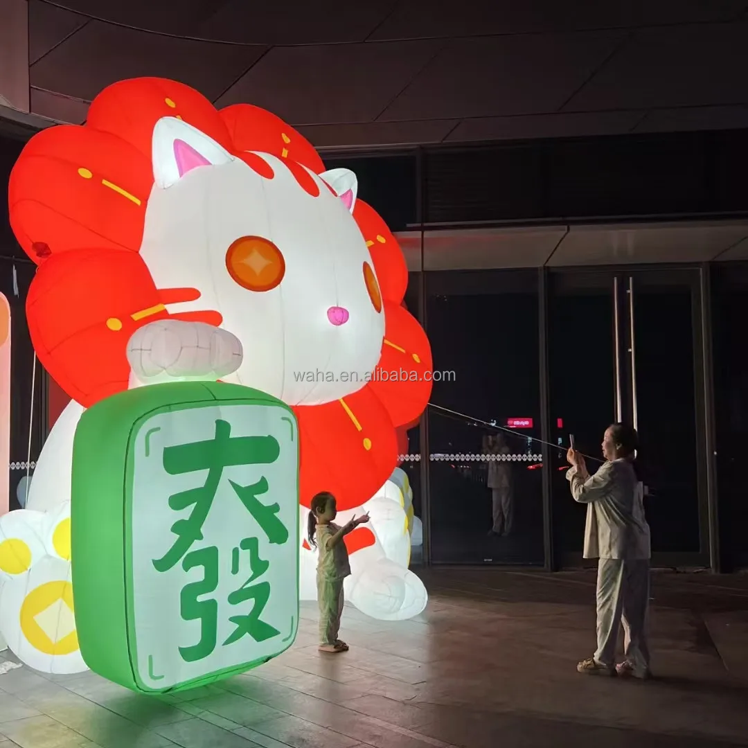 Festival Mascot Decoration Inflatable lucky cat japan toys Balloon japanese cat cartoon character
