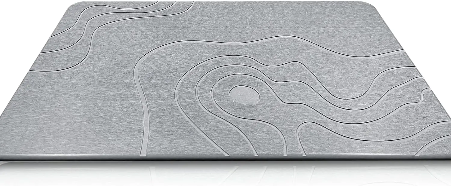 Factory New Solid Color Fast Drying Super Absorbent Non-Slip Diatom Stone Bath mat